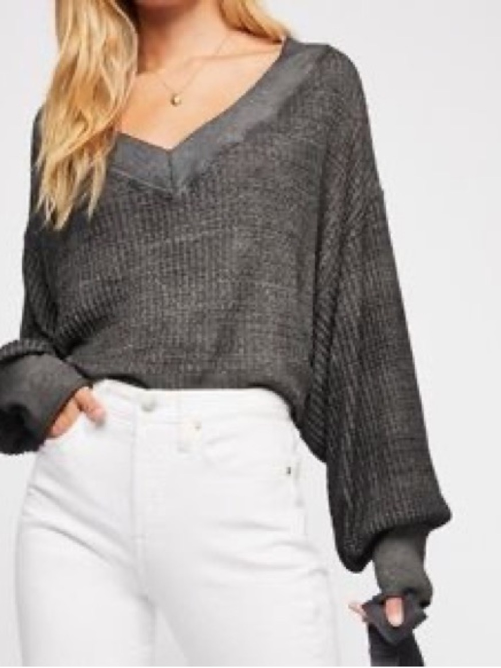Free People We The Free South Side Thermal Top